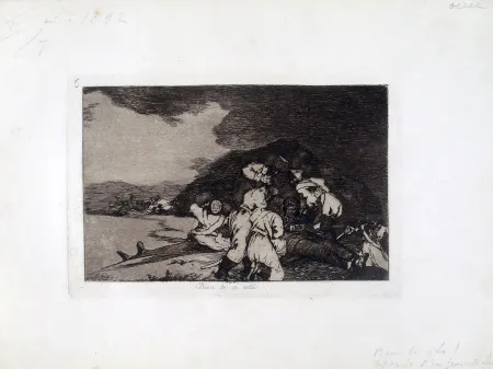 Acquaforte E Acquatinta Goya - BIEN TE SE ESTA' 