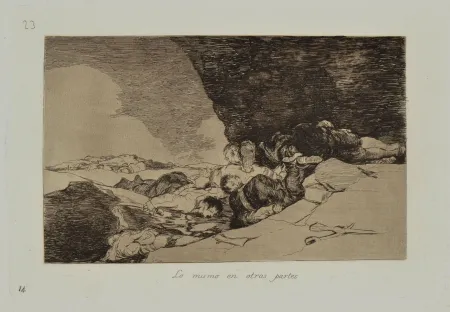Acquaforte E Acquatinta Goya - LO MISMO EN OTRAS PARTES