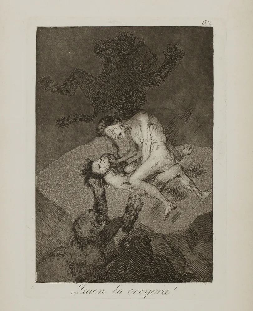 Acquaforte E Acquatinta Goya - Quien lo creyera !