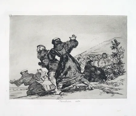 Acquaforte E Acquatinta Goya - TAMBIEN ESTO