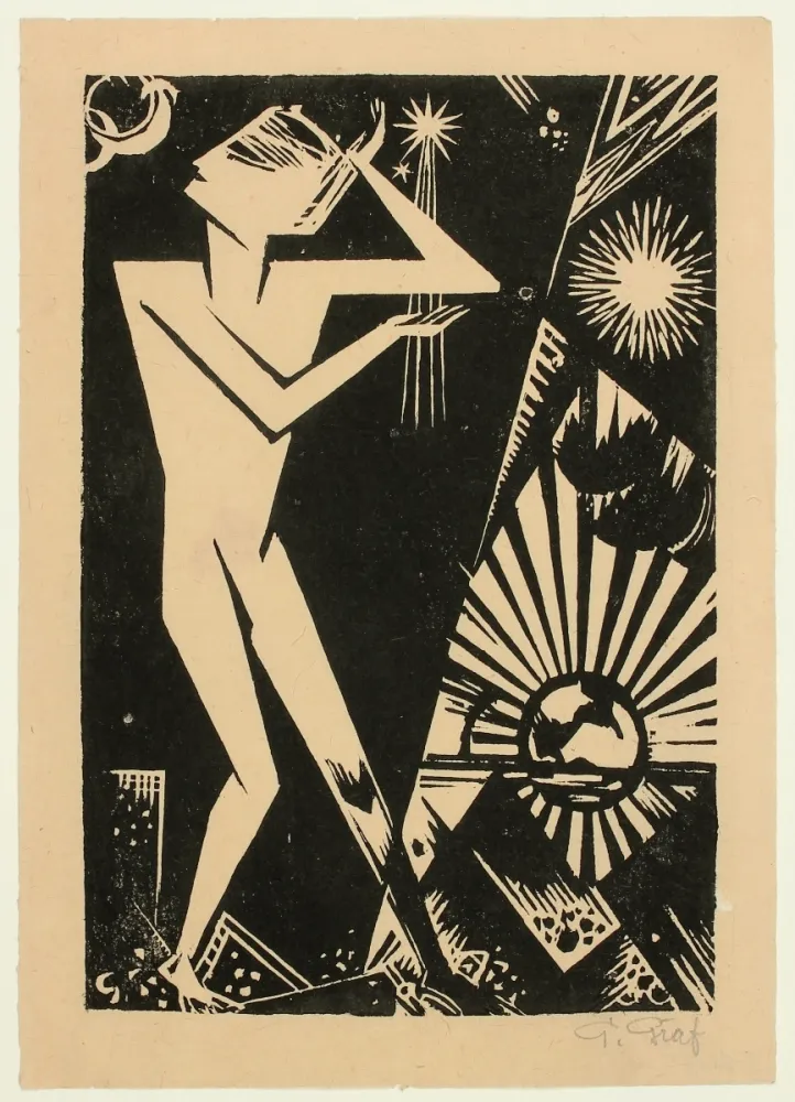 Incisione Su Legno Graf - Austeigender Tag (Rising Day)