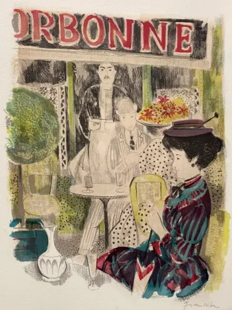 Litografia Grau Sala - Le petit ami