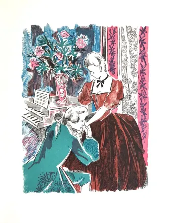 Incisione Su Legno Grau Sala - Théâtre de Marivaux