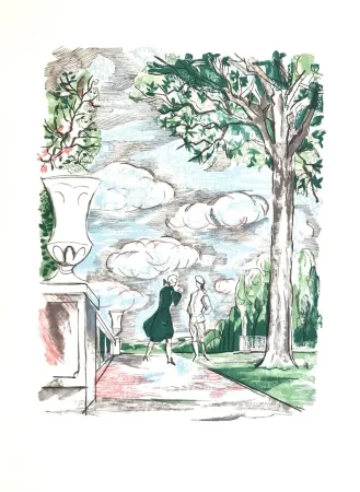 Incisione Su Legno Grau Sala - Théâtre de Marivaux