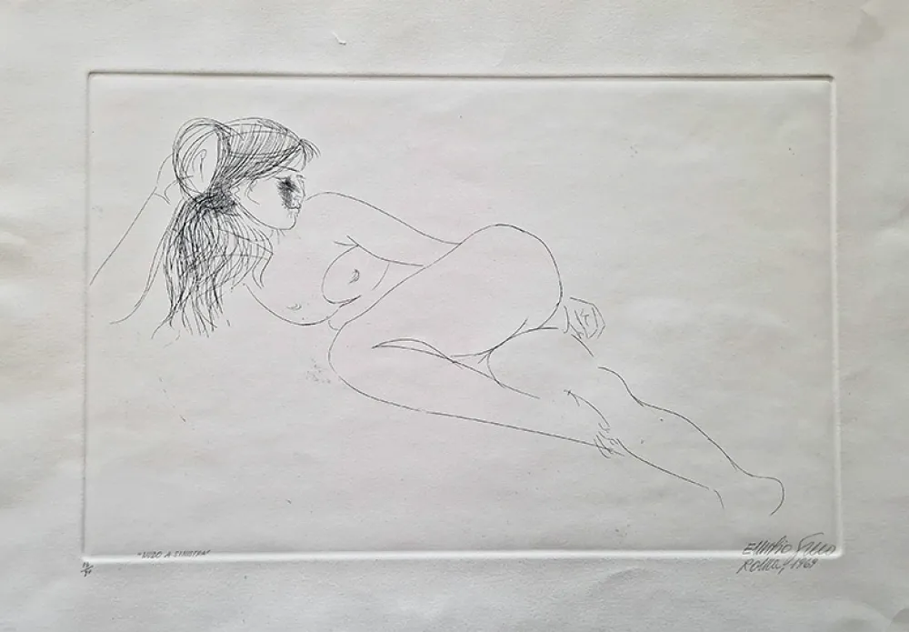 Acquaforte Greco - Nudo a sinistra