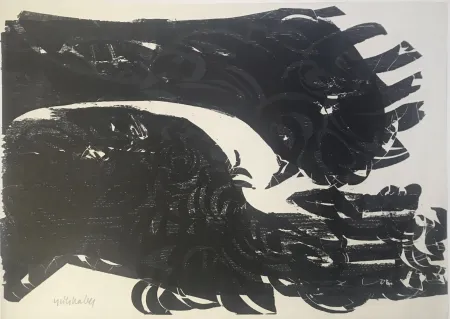 Incisione Su Legno Grieshaber -  