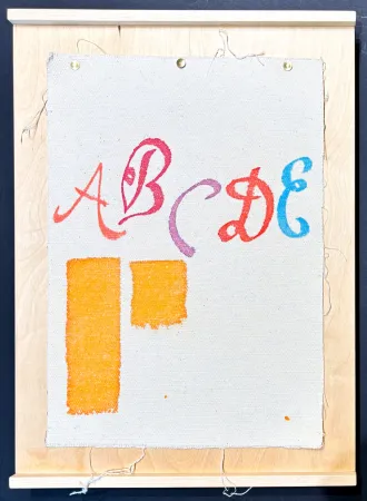 Non Tecnico Griffa - Giorgio Griffa (1936) - Acrylic on canvas - 2014