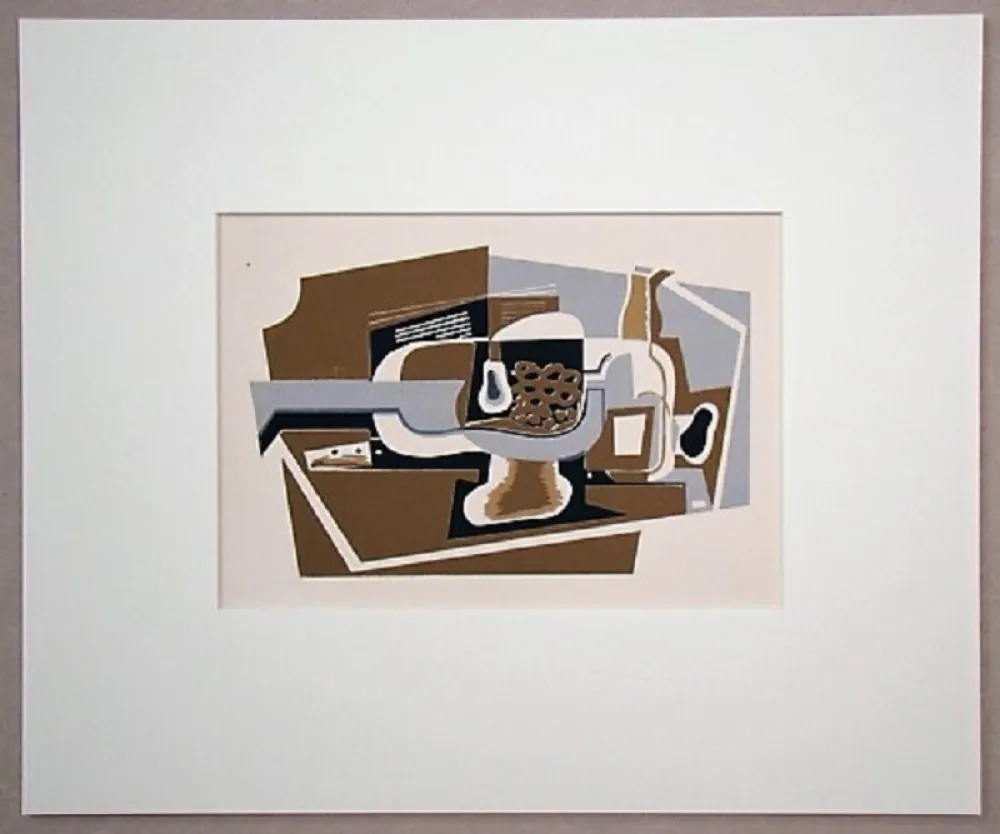 Serigrafia Gris  - La compotier, 1923
