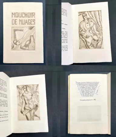 Libro Illustrato Gris  - MOUCHOIR DE NUAGES. Avec 9 eaux-fortes originales de Juan Gris (1925)