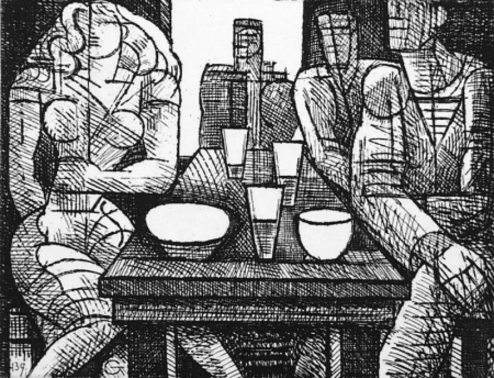 Acquaforte Gromaire - Estaminet