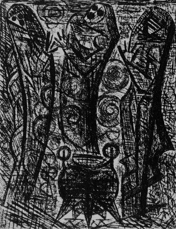 Acquaforte Gromaire - Les sorcieres