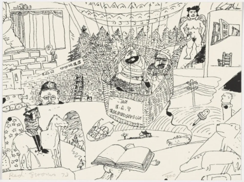 Serigrafia Grooms - Untitled from The New York Collection for Stockholm