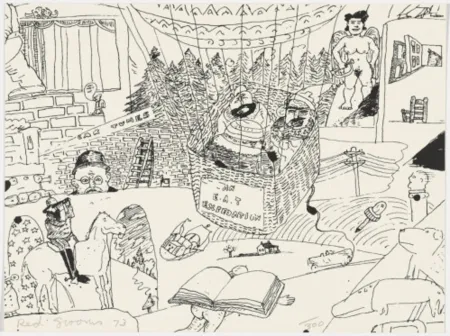 Serigrafia Grooms - Untitled from The New York Collection for Stockholm