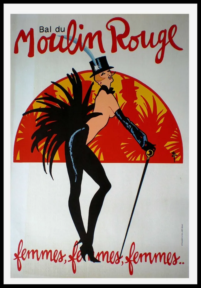 Manifesti Gruau - FEMMES FEMMES FEMMES