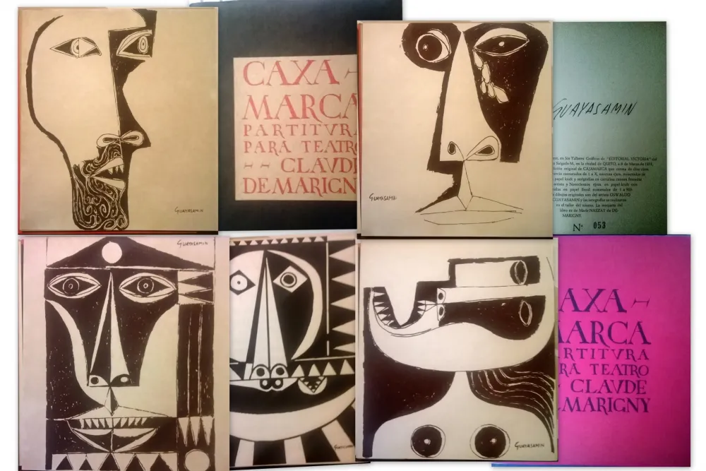 Libro Illustrato Guayasamin - Caxa Marca - Partitura para teatro