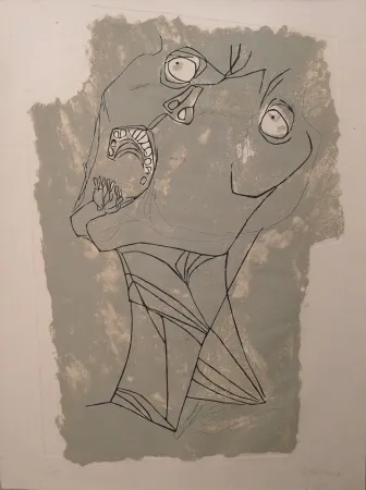 Acquaforte Guayasamin - El Grito I