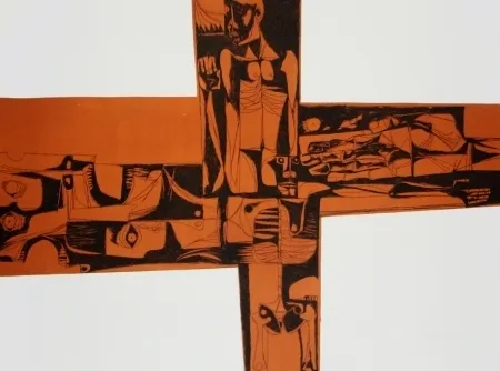 Incisione Guayasamin - Lidice 3