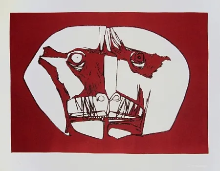 Incisione Guayasamin - Mascara 2