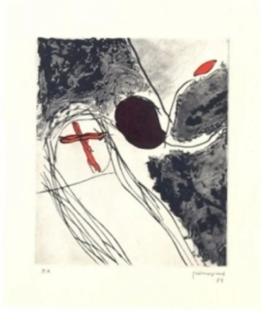 Incisione Guinovart - Creu terme