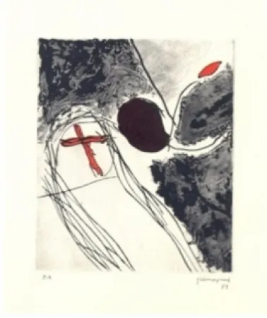 Incisione Guinovart - Creu terme