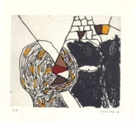 Incisione Guinovart - Des de loca-marge