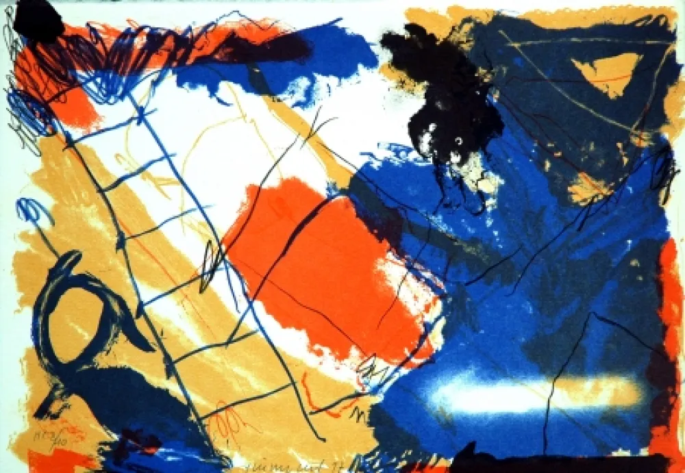 Litografia Guinovart - Escala