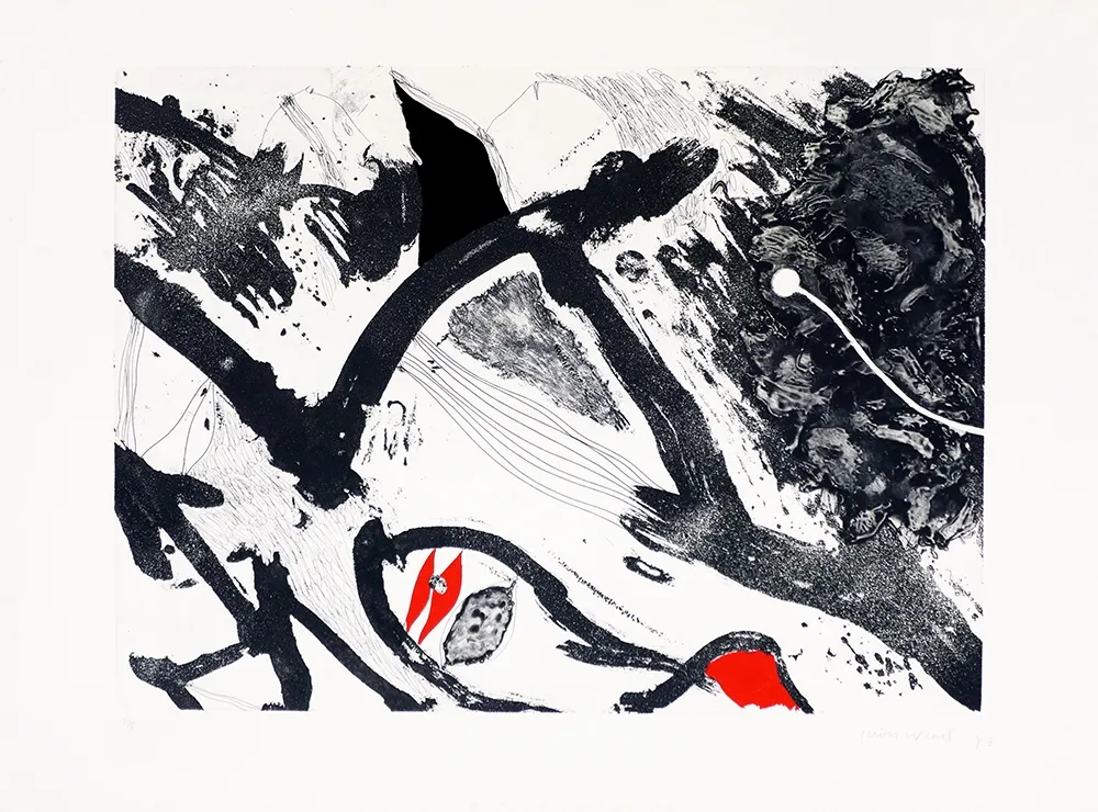 Incisione Guinovart - Escala en negro