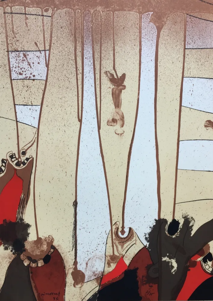 Litografia Guinovart - FANG 1