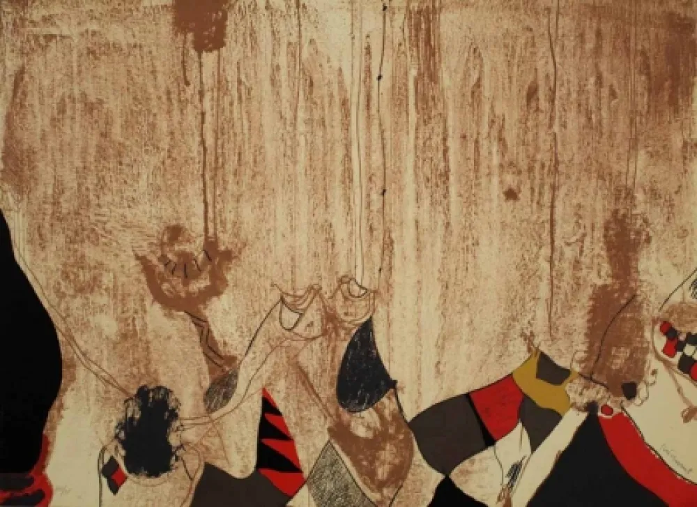 Litografia Guinovart - Fang 4