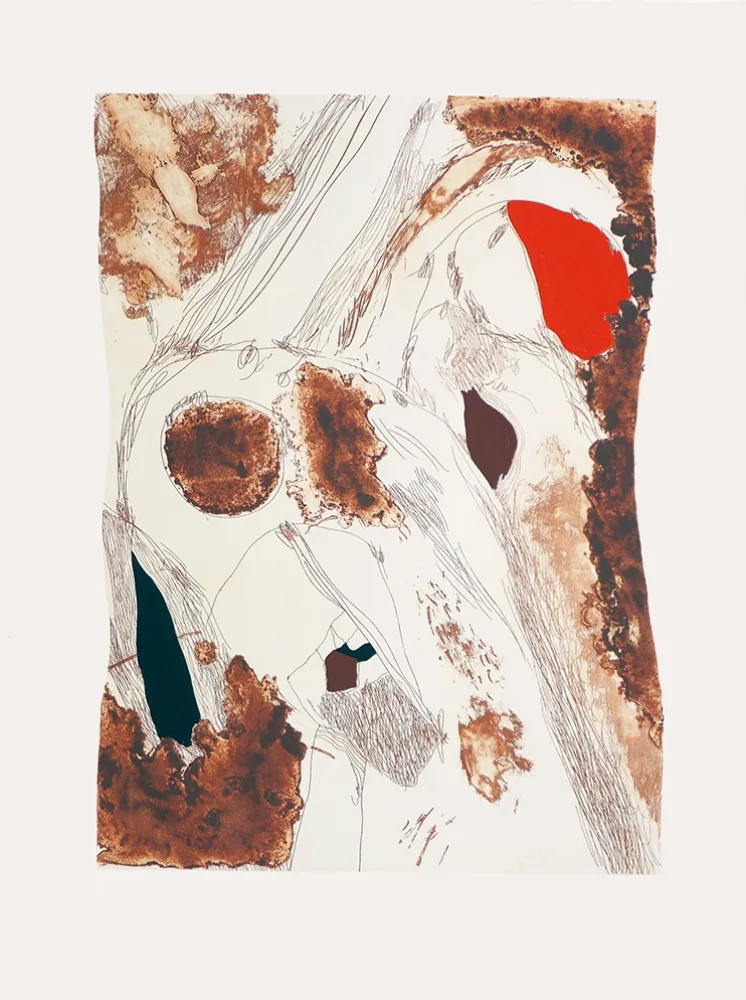 Incisione Guinovart - Fuga y siena