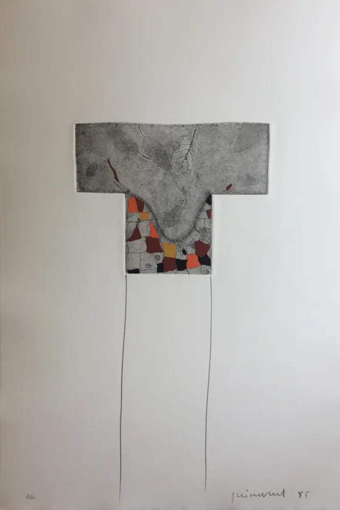 Incisione Guinovart - Fulles 10