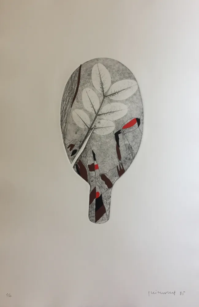 Incisione Guinovart - Fulles 8