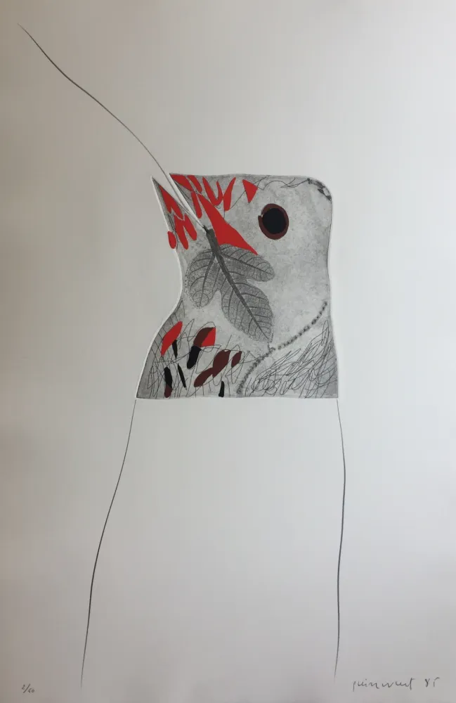 Incisione Guinovart - Fulles 9