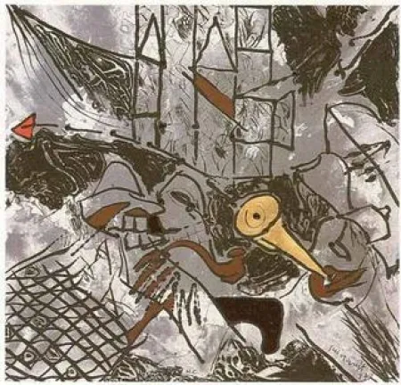 Incisione Guinovart - Garcia Lorca 2