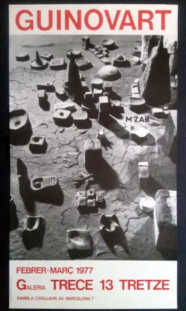 Manifesti Guinovart - Guinovart Galeria trece 1977