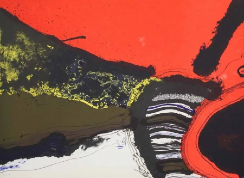 Litografia Guinovart - Homenatge a Joan Prats I