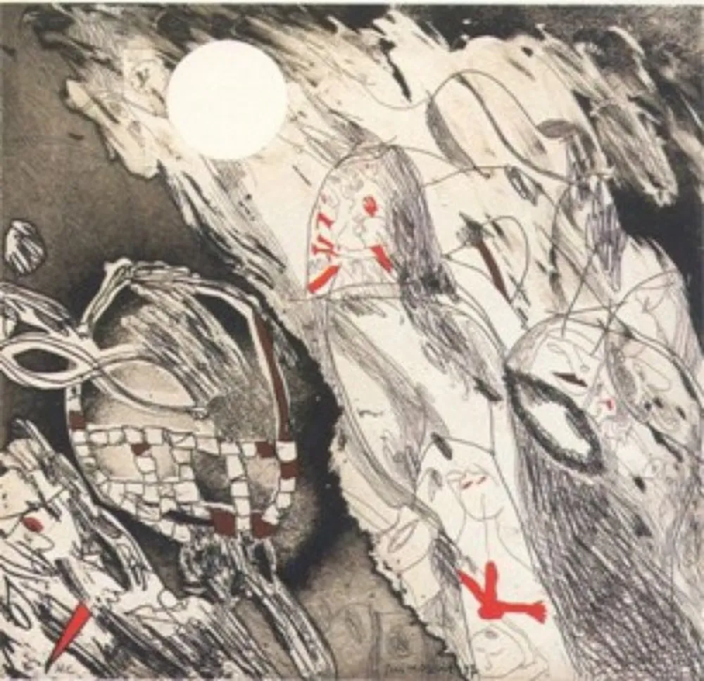 Multiplo Guinovart - Jamás sierpe, ni cebra, ni mula palidecieron ...