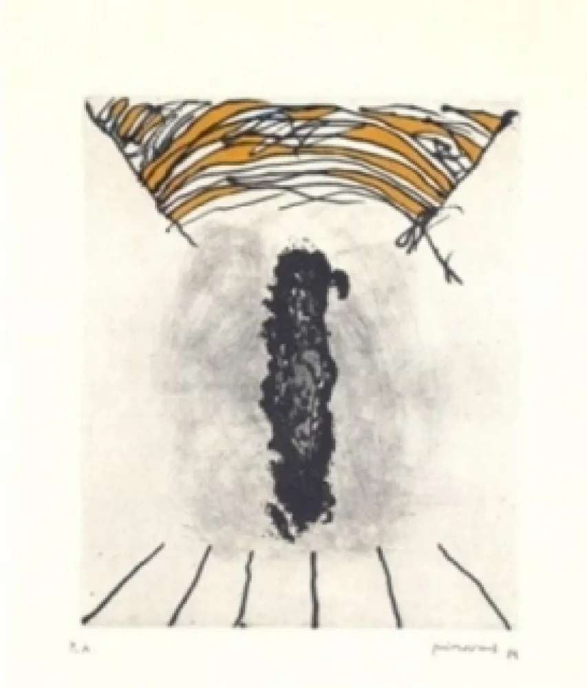 Incisione Guinovart - La cara fosca