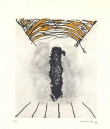 Incisione Guinovart - La cara fosca