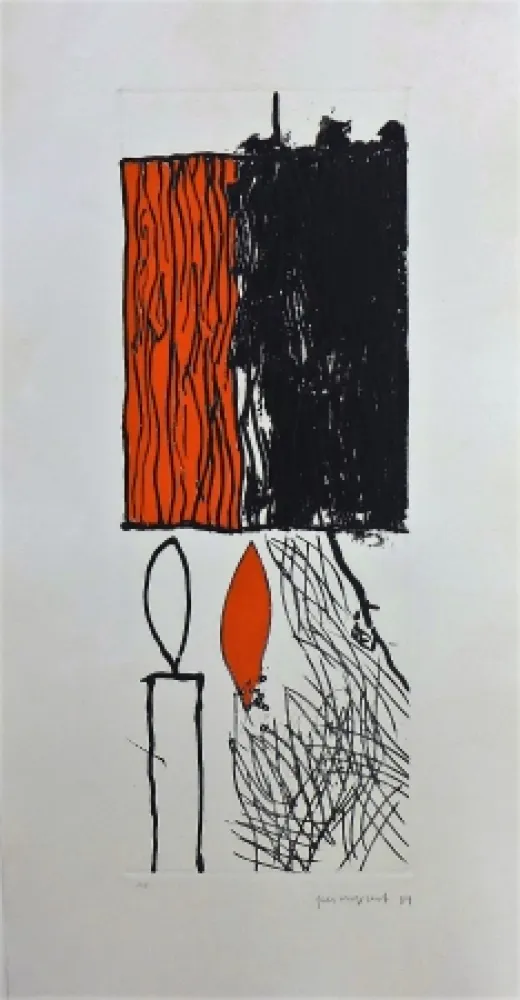 Incisione Guinovart - L'espelma