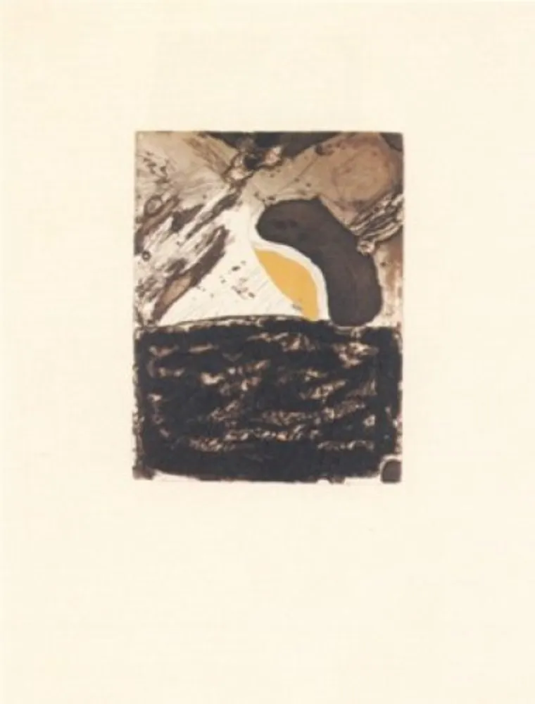 Incisione Guinovart - L'últim ocre