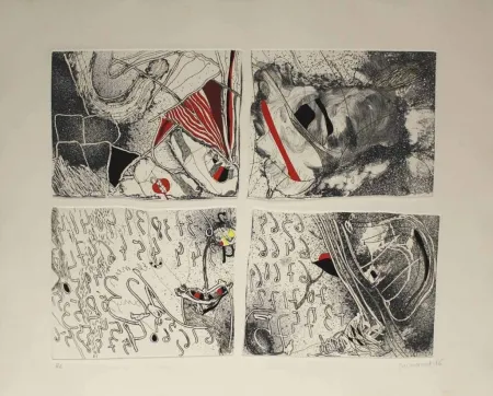 Acquaforte E Acquatinta Guinovart - Molts anys