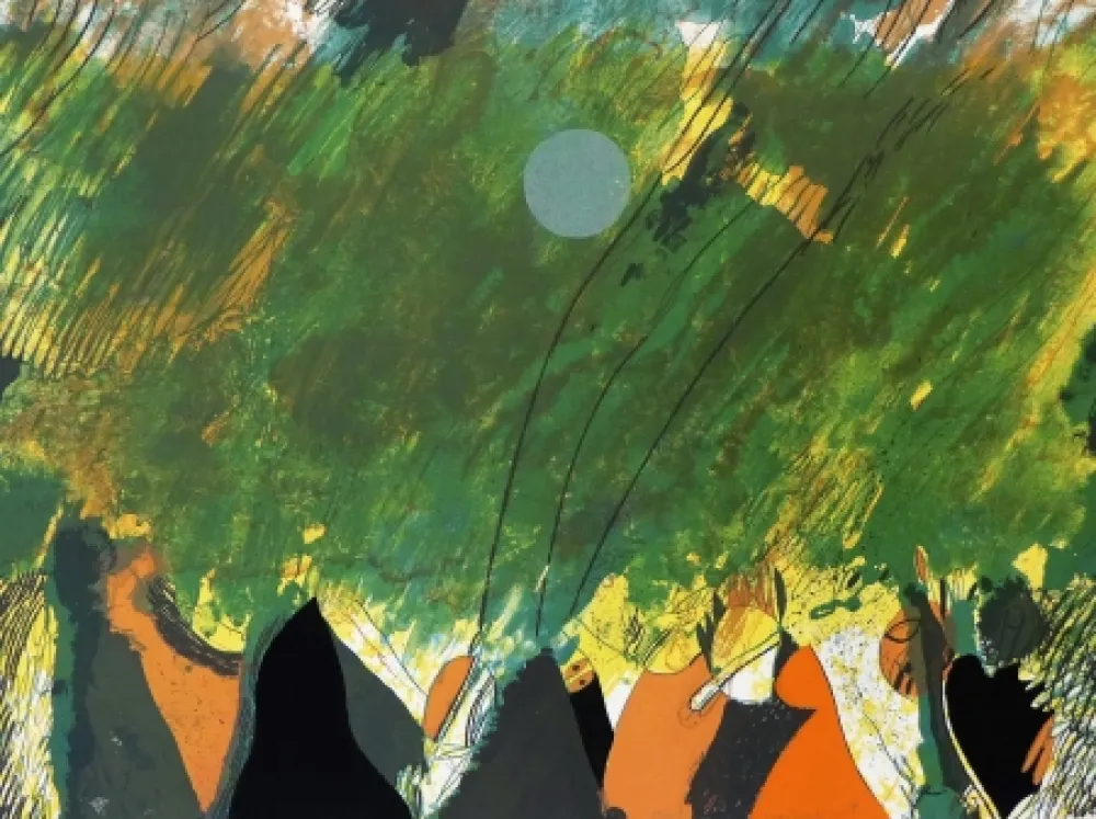 Litografia Guinovart - Petit cercle