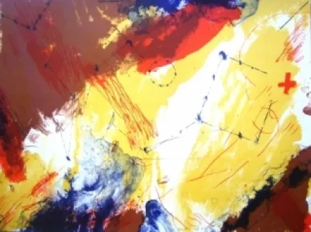 Litografia Guinovart - Sans titre 11