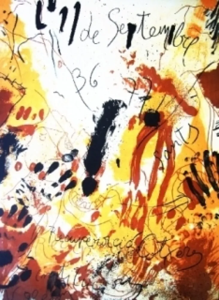 Litografia Guinovart - Sans titre 16