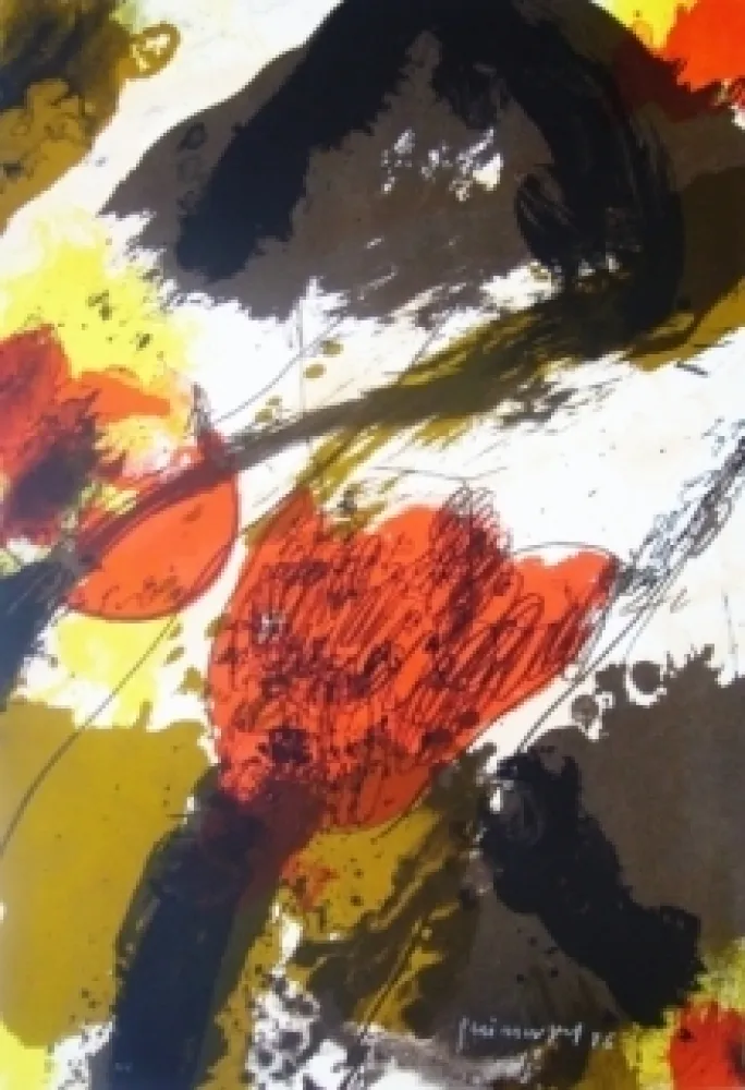 Litografia Guinovart - Sans titre 22