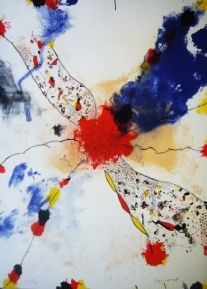 Litografia Guinovart - Sans titre 3