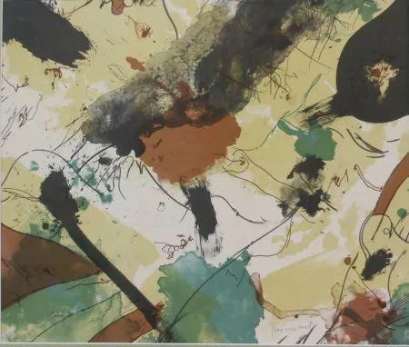 Litografia Guinovart - Sin titulo