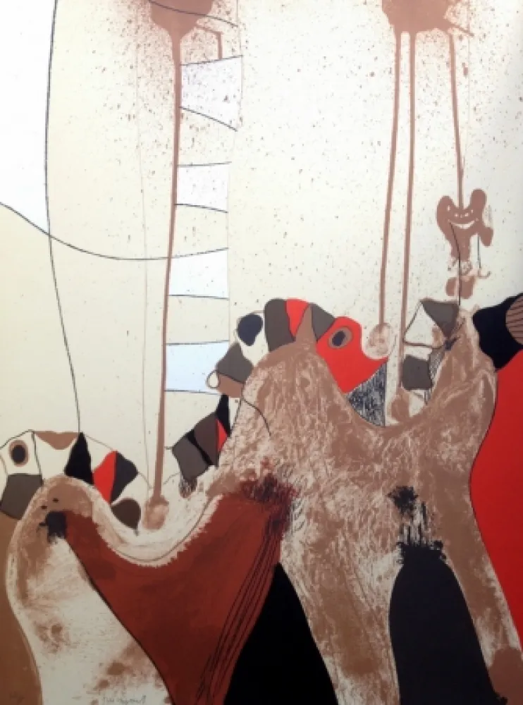 Litografia Guinovart - S/T