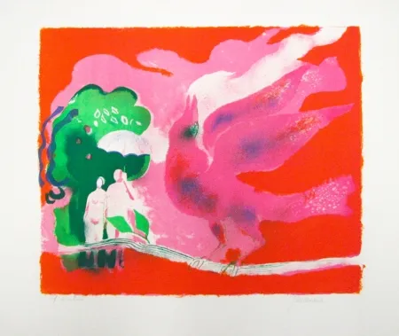 Litografia Guiramand - Untitled